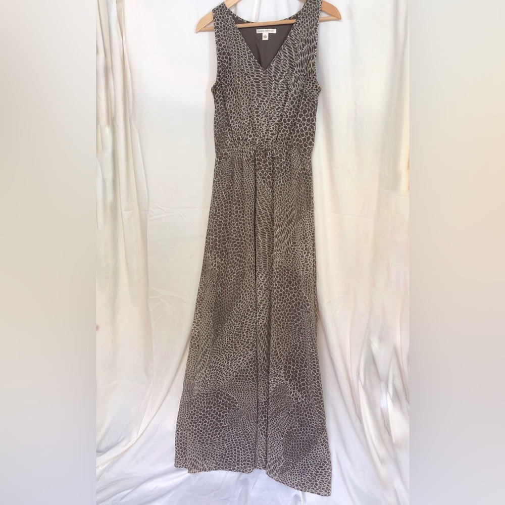 Banana Republic Animal Print Maxi Dress Size 4